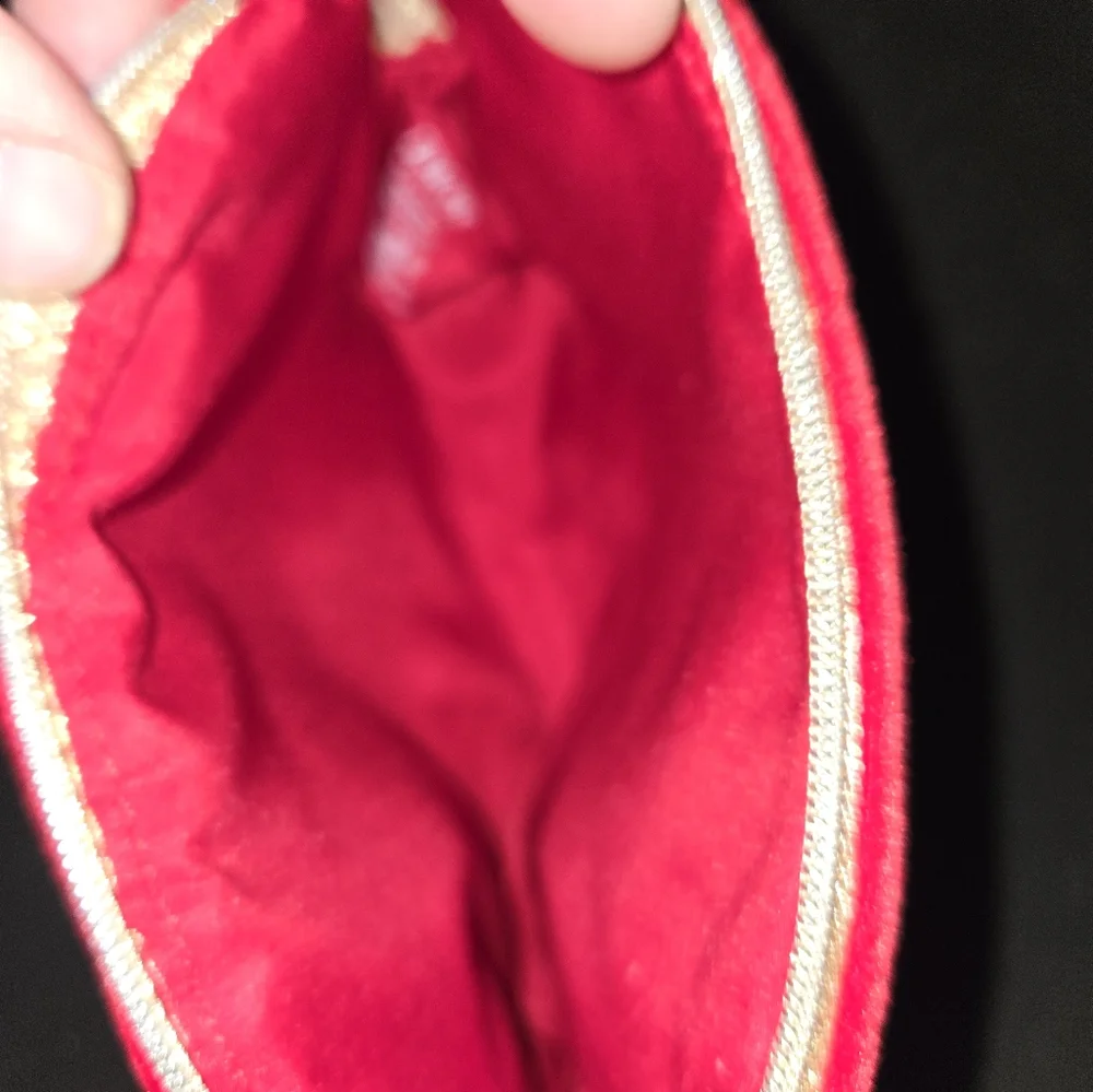 Dior Velvet Double Zipper Vanity Makeup Bag - Picture 2 of 3